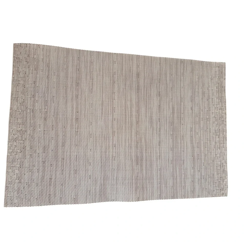 Set of 6 Placemats Textured Woven Neutral PVC Easy Clean Dining Table Kitchen‎